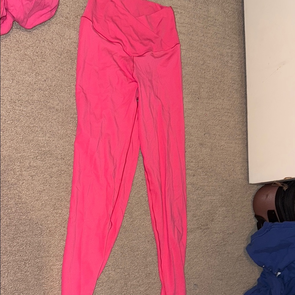 Pink aerie offline leggings